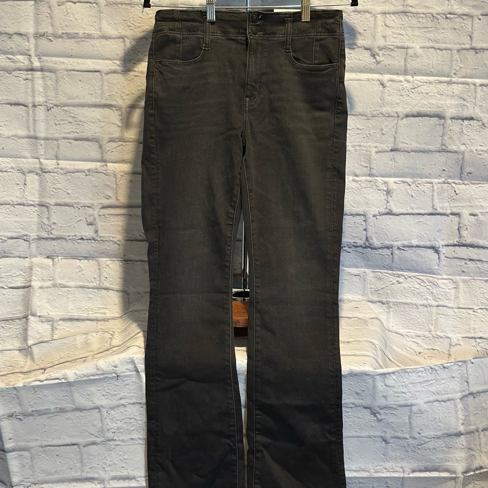 Black Straight-Leg Jeans